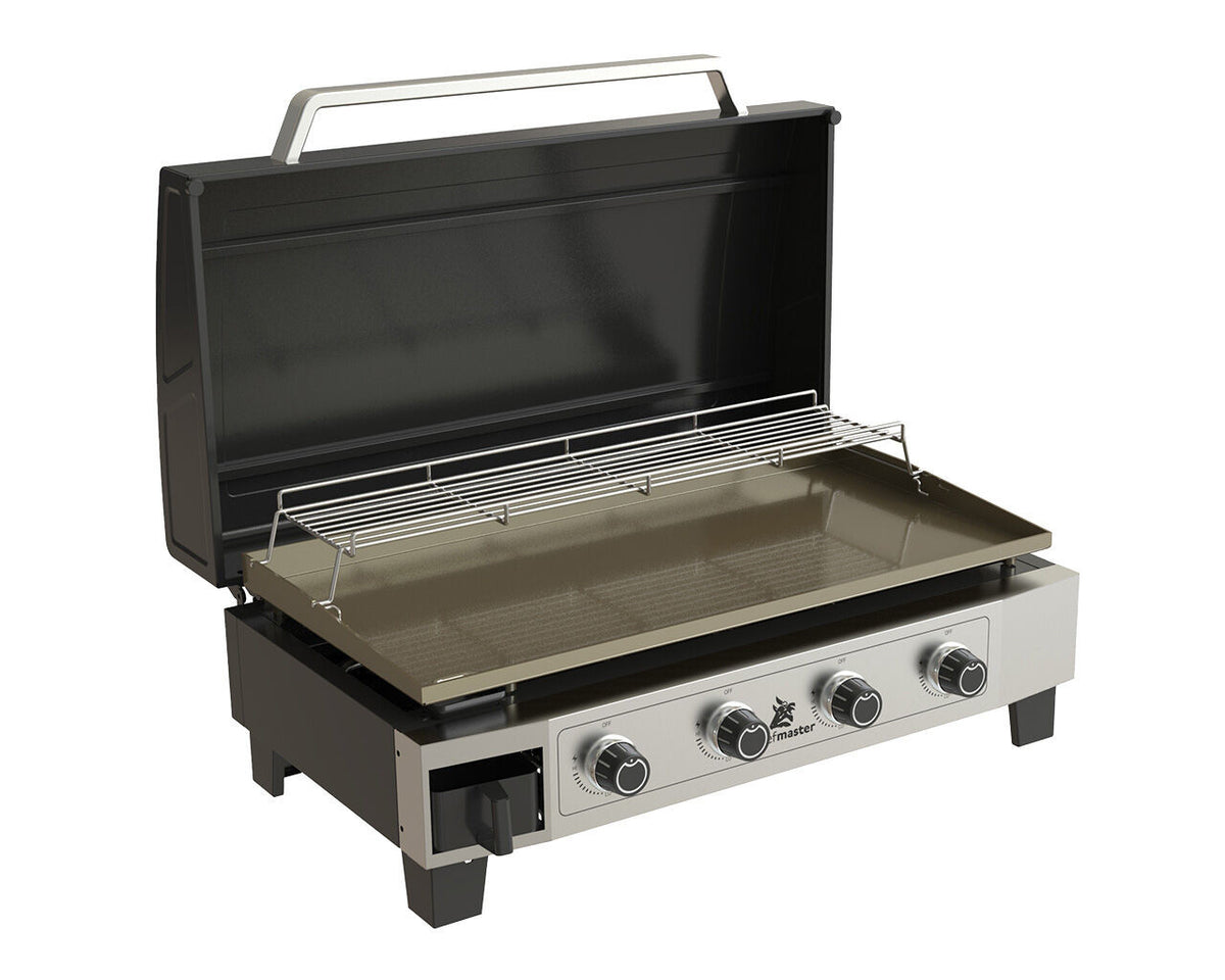 Beefmaster Griddle 4 Burner Flat Top BBQ Barbecue B.O.I