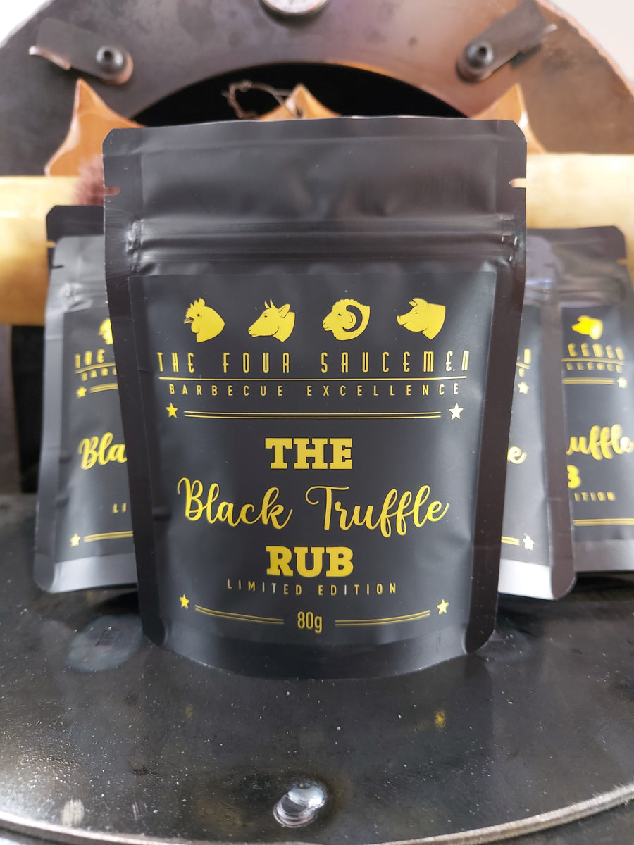 The Black Truffle Rub 80gm by The Four Saucemen Barbecue B.O.I.