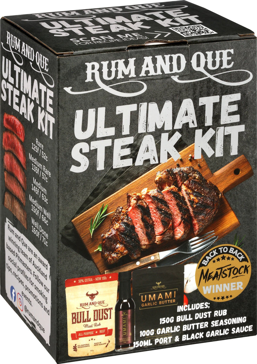 The Ultimate Steak Kit by Rum and Que