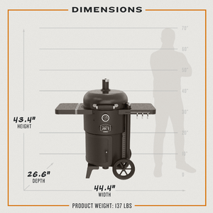 Bronco Drum Smoker & Grill 2.0 by Oklahoma Joe (Pre Order Only)
