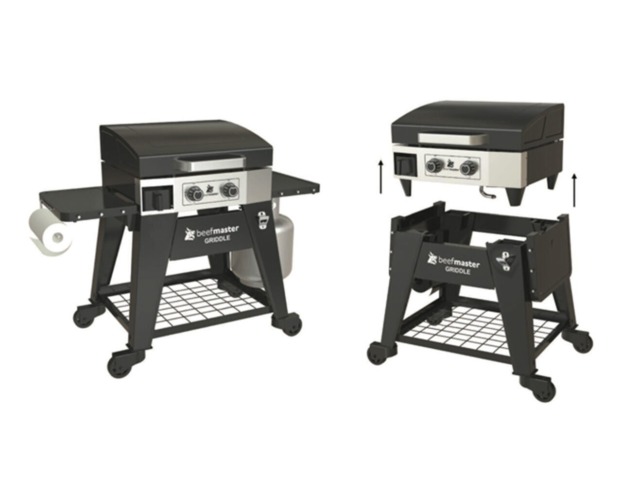 Beefmaster Griddle 2 Burner Flat Top BBQ