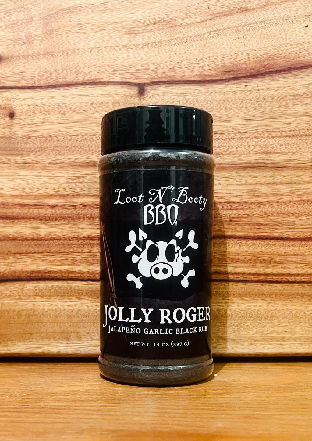 Loot N’ Booty BBQ Jolly Roger Jalapeño Garlic Black Rub