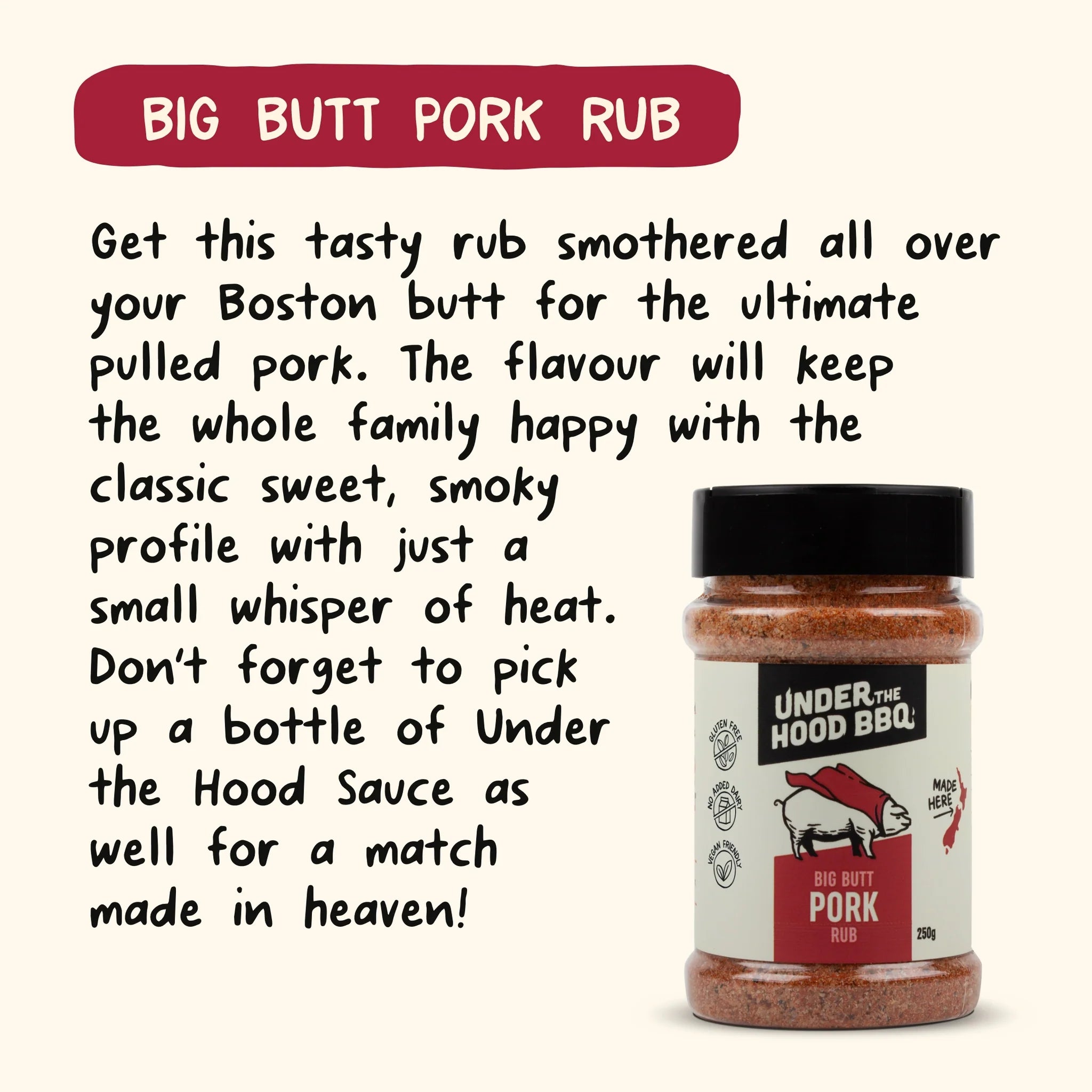 Under the Hood BBQ Big Butt Pork Rub