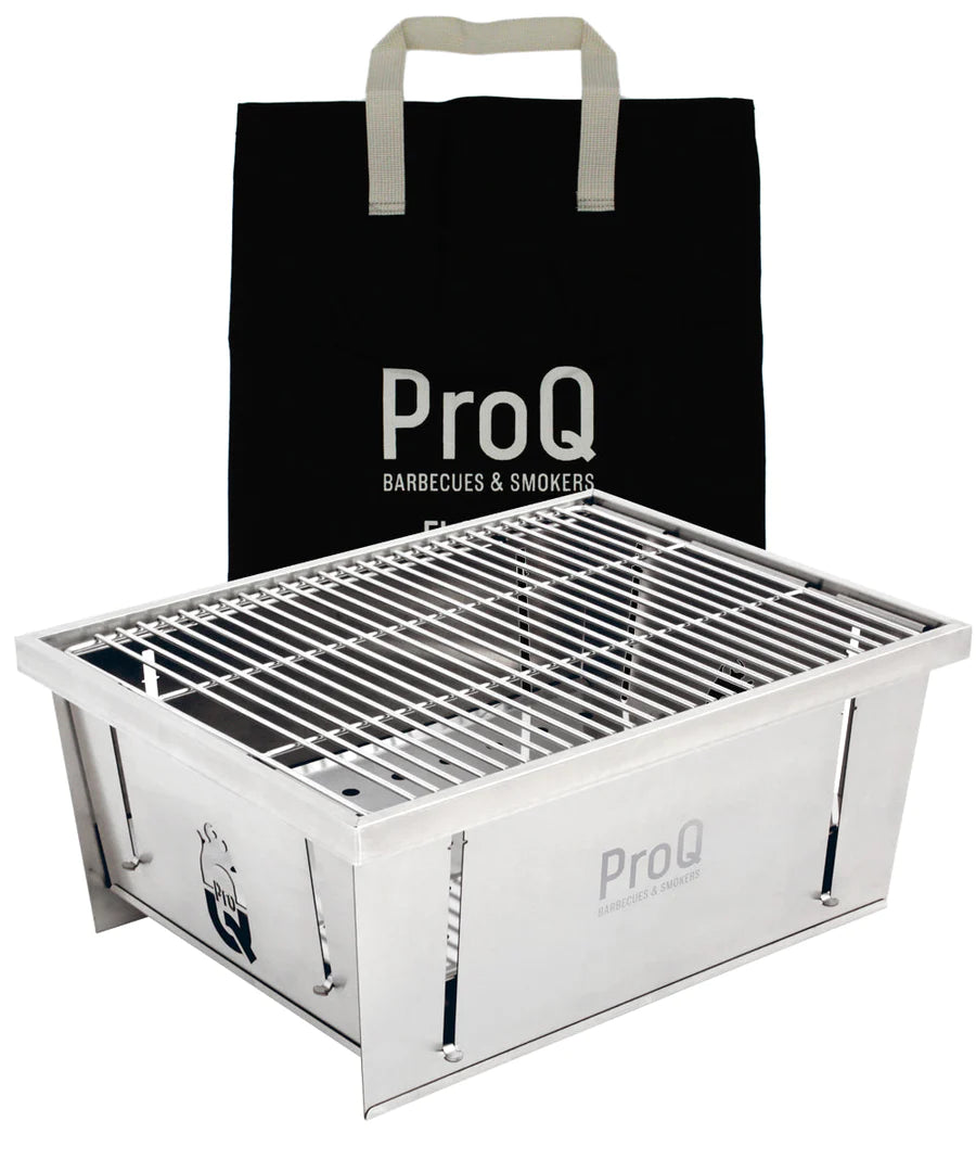 ProQ FLATDOG PORTABLE CHARCOAL GRILL