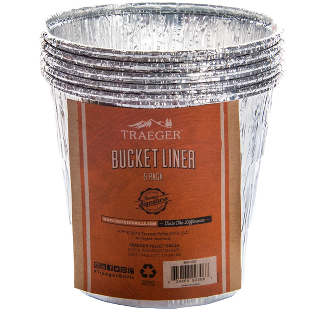 TRAEGER BUCKET LINERS - 5 PACK