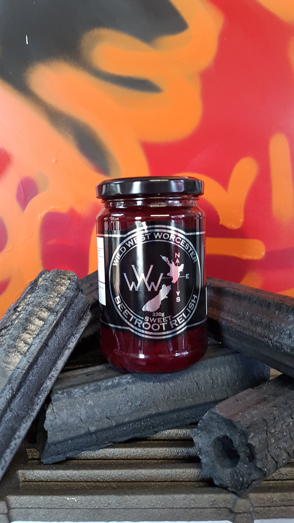 Sweet Beetroot Relish 320g by Wild West Worcester