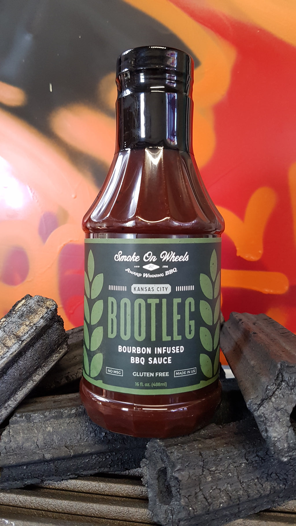 Bootleg Bourbon Infused BBQ Sauce 488ml by Smoke On Wheels