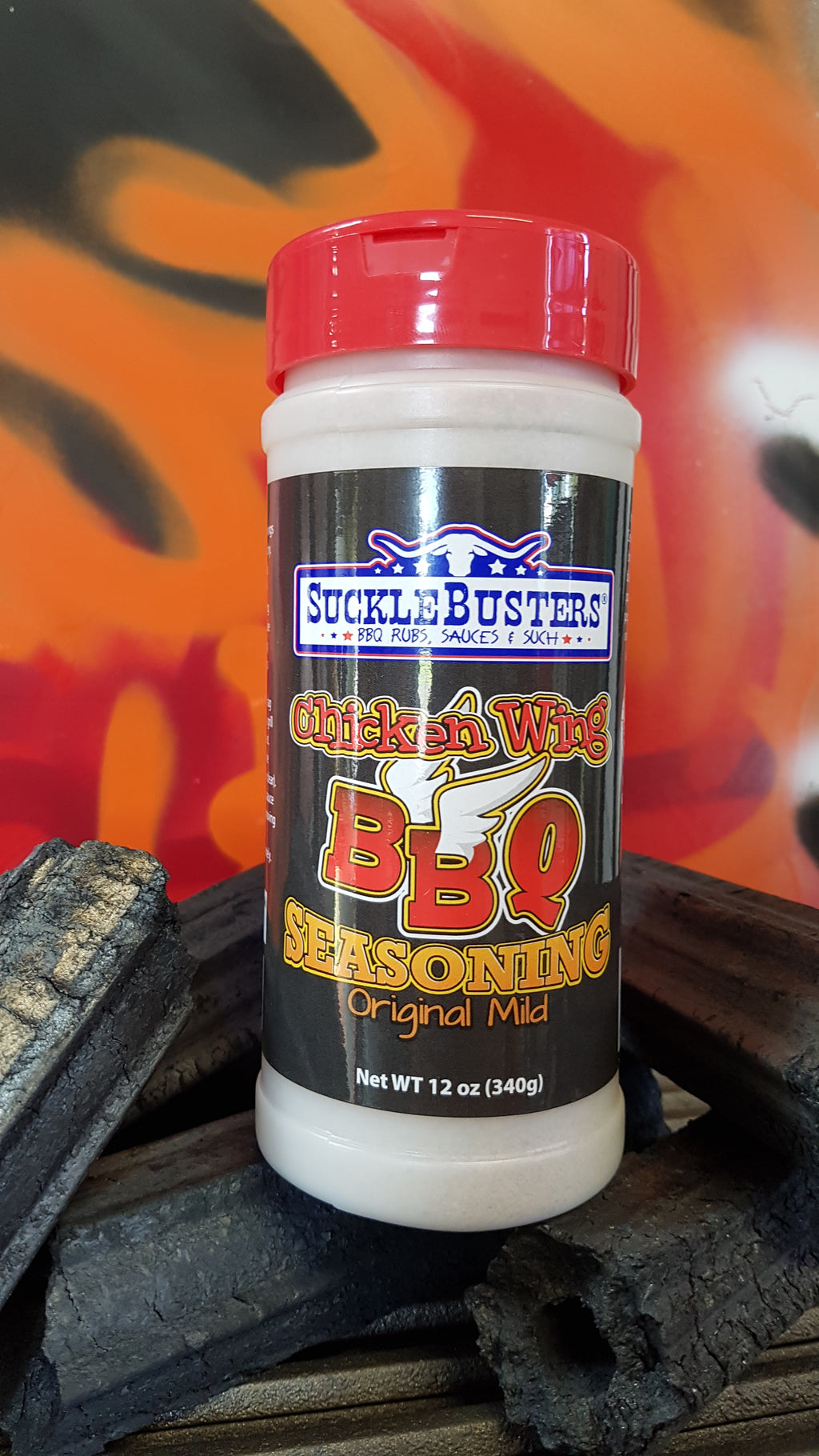 Chicken Wing BBQ Seasoning Original Mild 340g by Sucklebusters