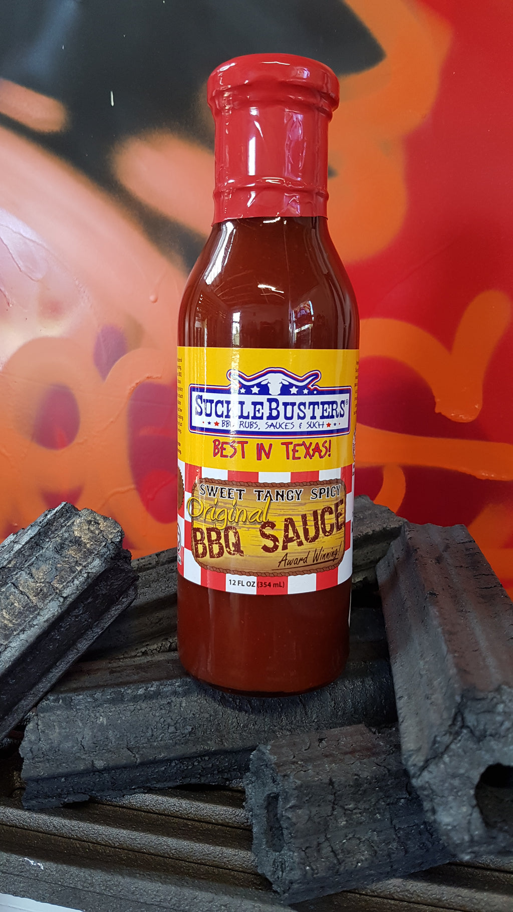 Sweet Tangy Spicy Original BBQ Sauce 354g by Sucklebusters