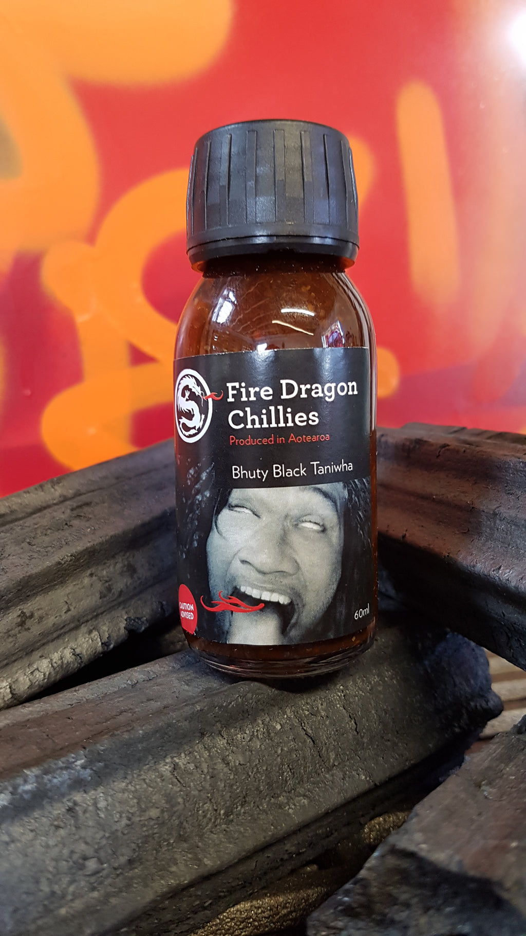 Bhuty Black Taniwha 60ml by Fire Dragon Chillies