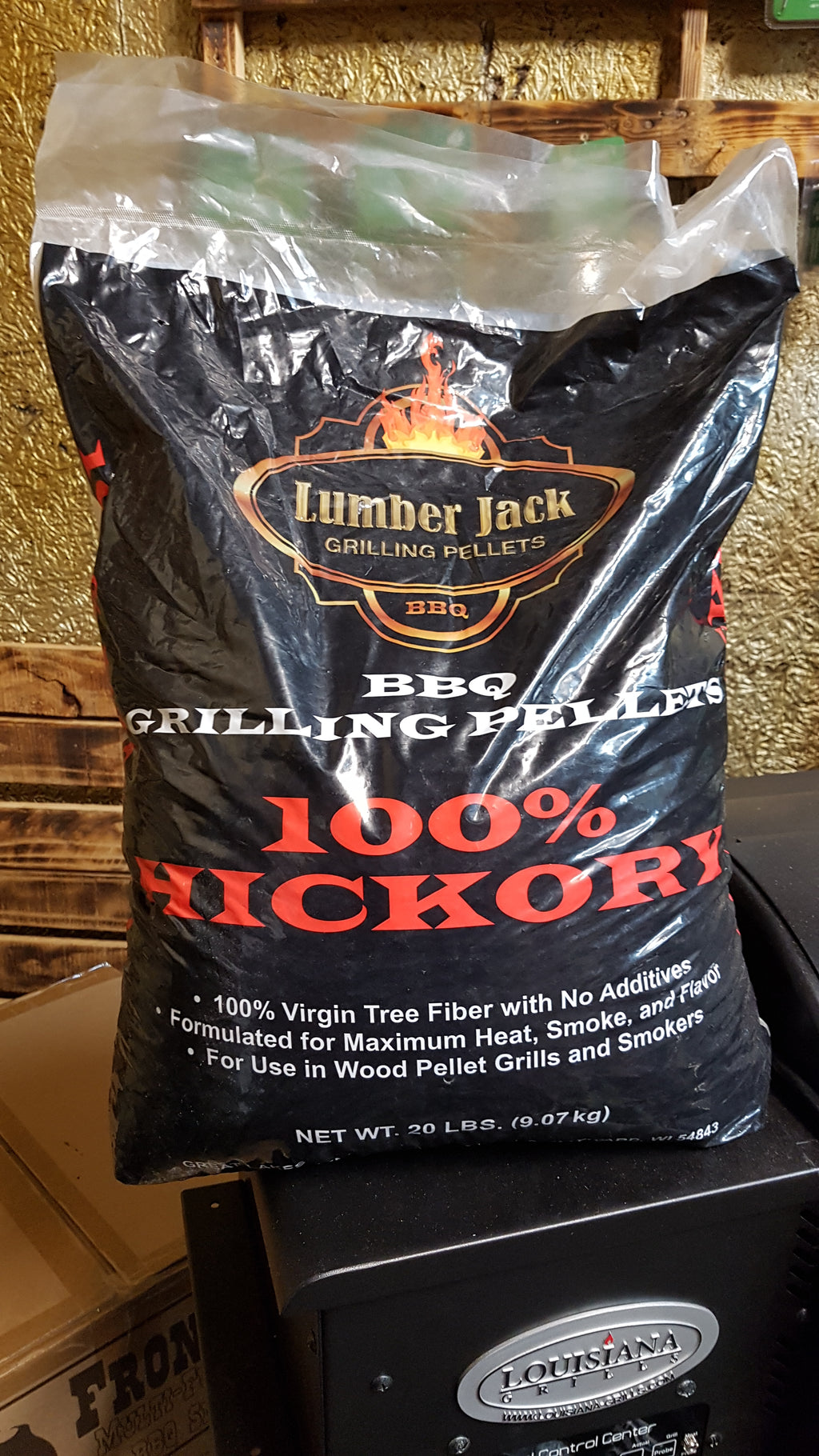 100% Hickory BBQ Grilling Pellets by Lumber Jack