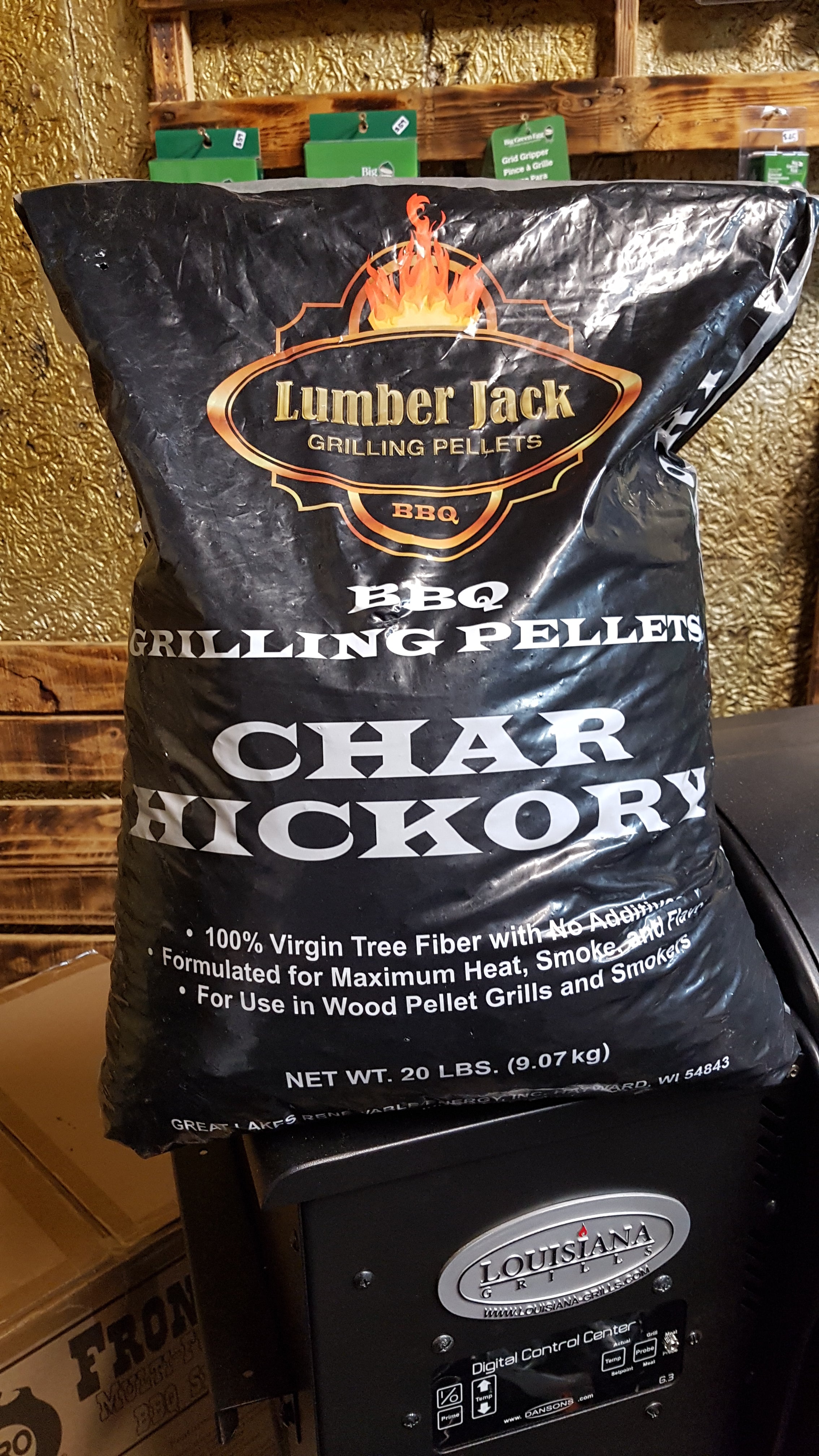 Char Hickory BBQ Grilling Pellets by Lumber Jack
