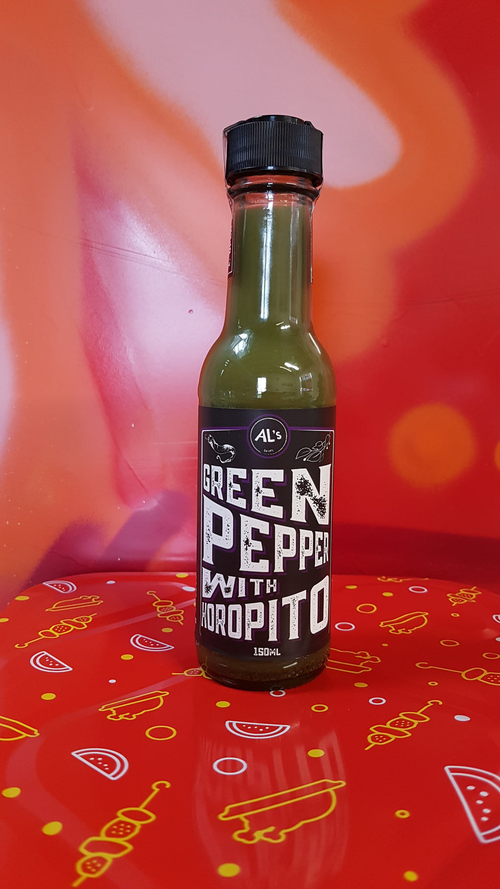 Al's Green Chilli Pepper with Horpito 150ml