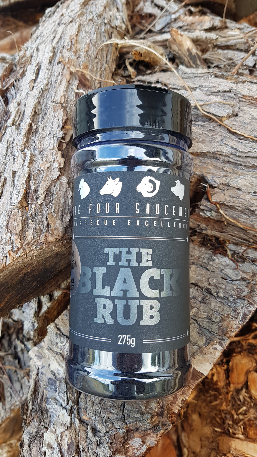 The Black Rub 275gm by The Four Saucemen