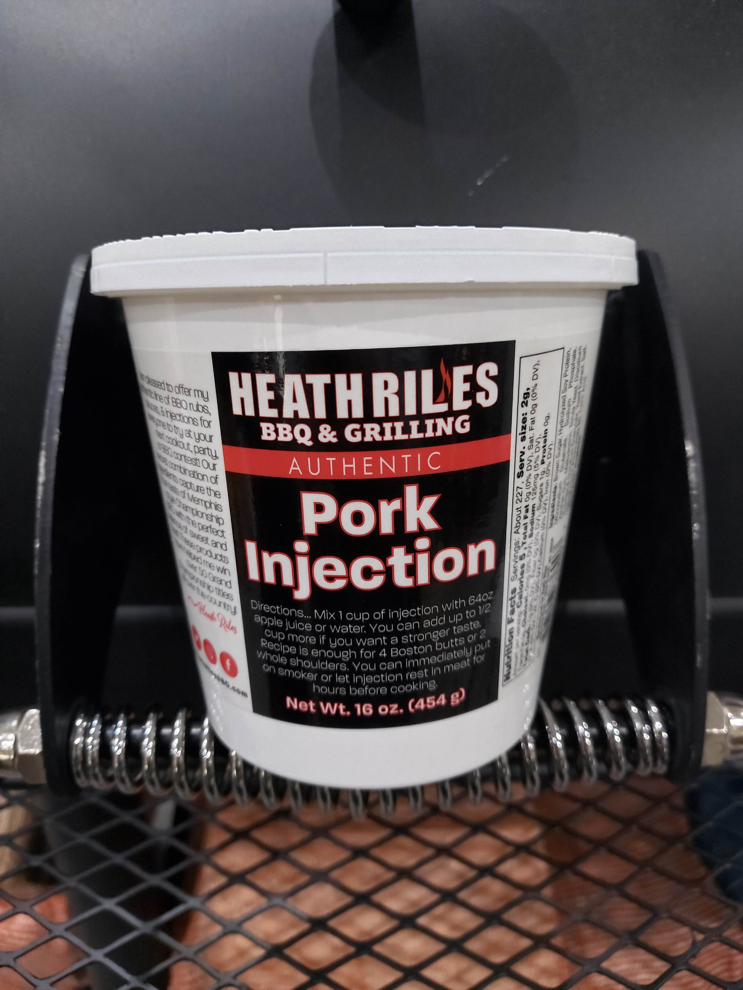 Pork Injection 454g by Heath riles – Barbecue B.O.I.