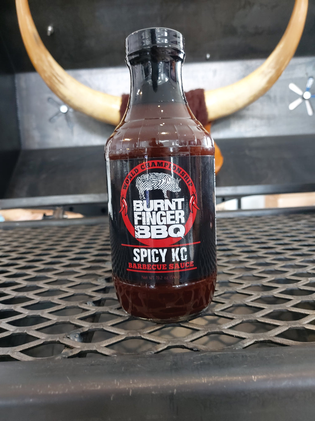 Spicy KC Barbecue Sauce 544g by Burnt Finger BBQ
