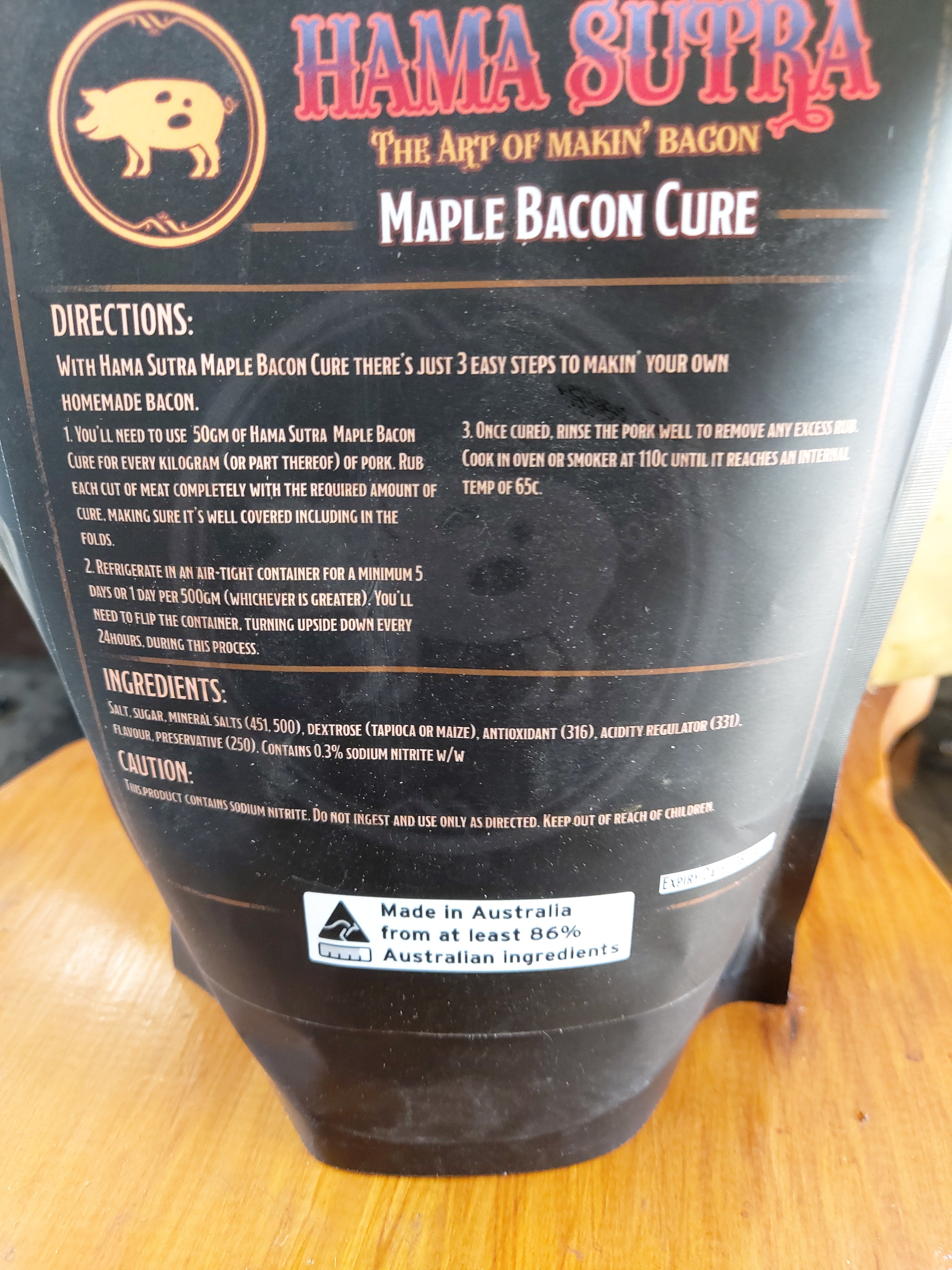 Hama Sutra Maple Bacon Cure 500g