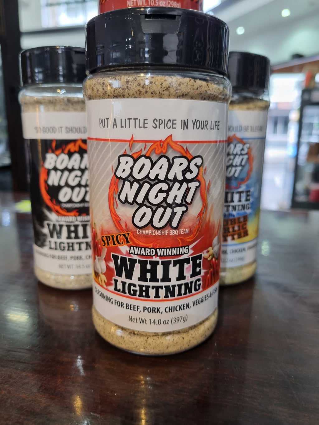Boars Night Out Spicy White Lightning 397g