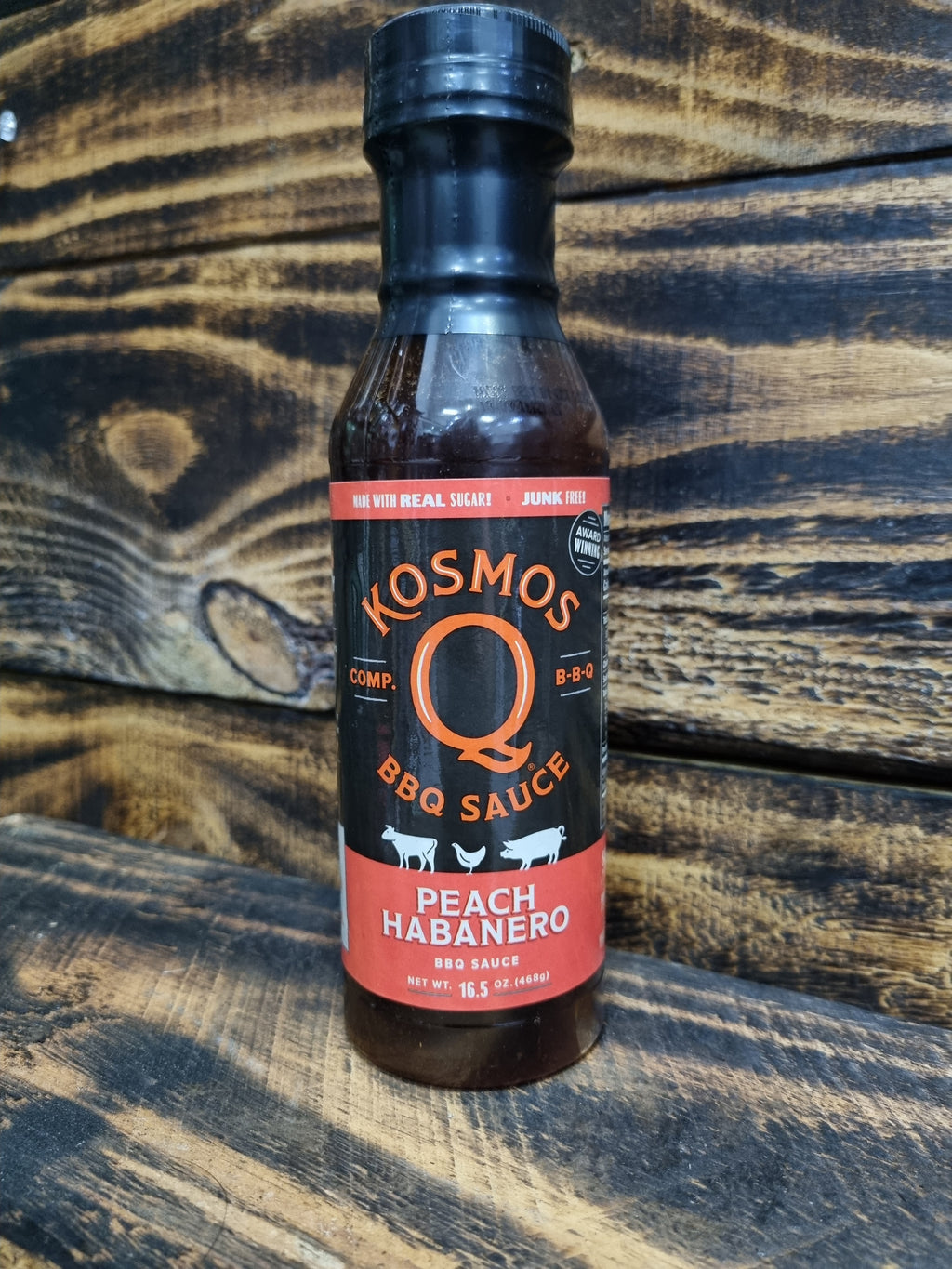 Peach Habanero BBQ Sauce by Kosmos Q