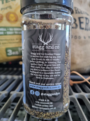 Stagg and Co Cracked Black Pepper 160g