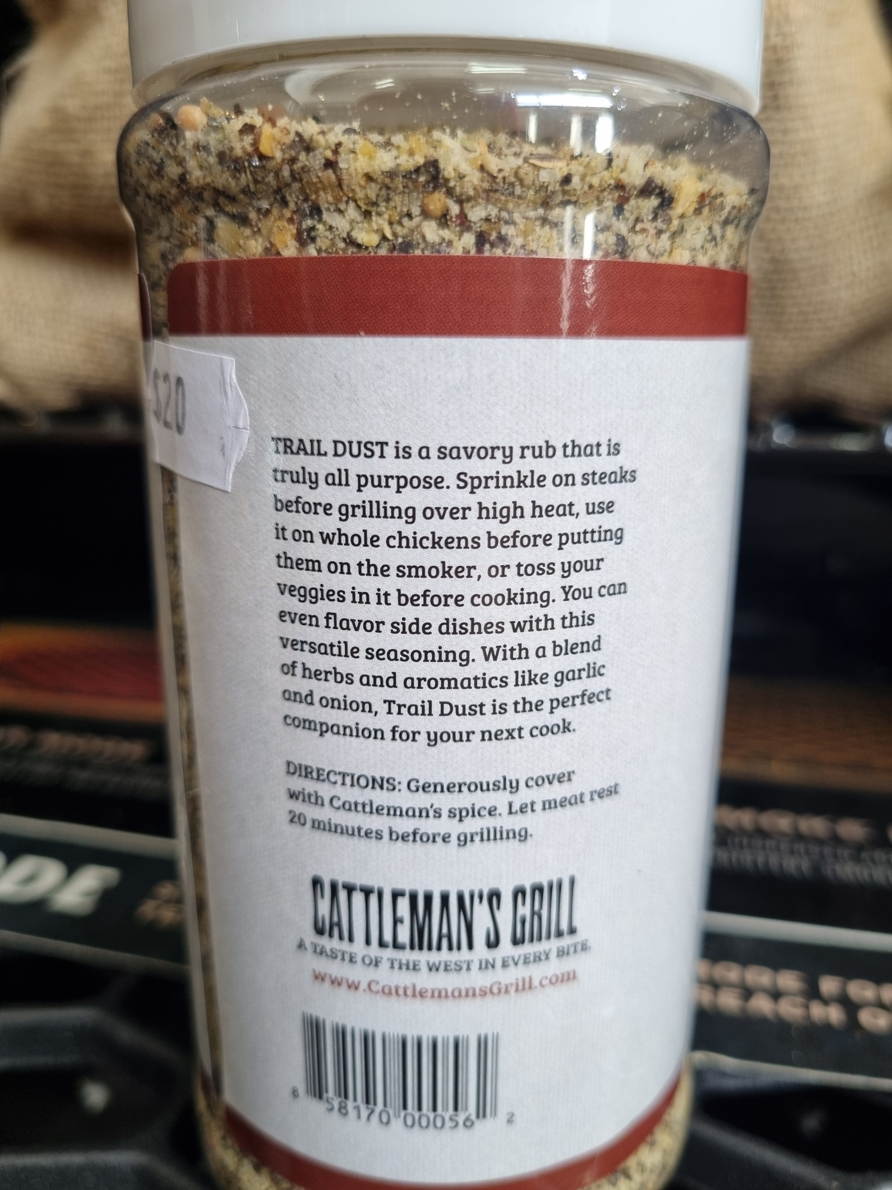 Cattleman's Trail Dust All Purpose Rub