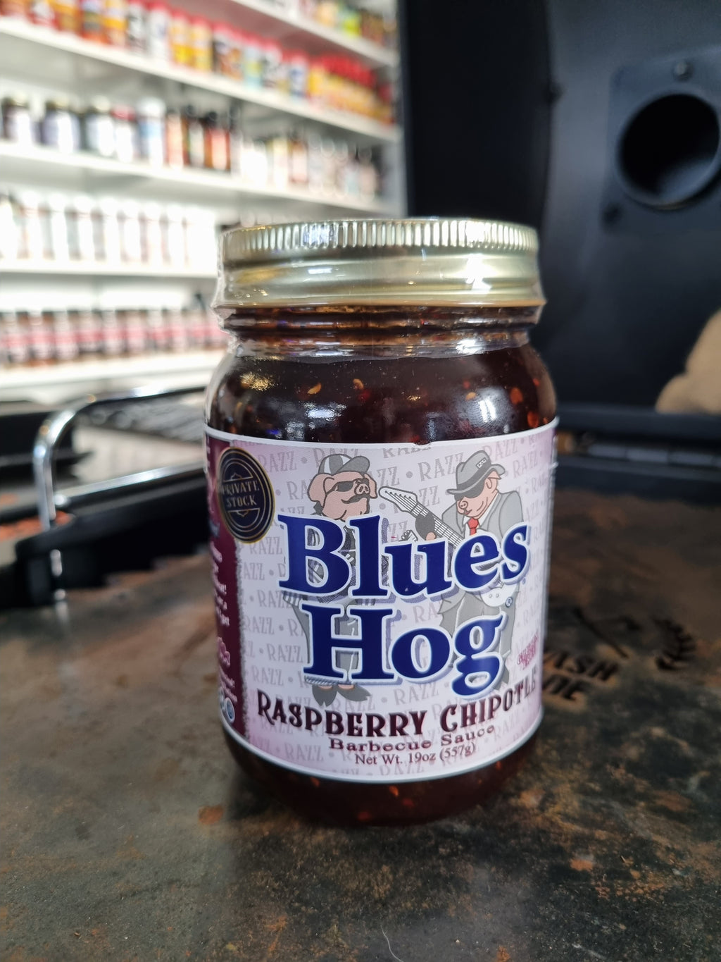 Raspberry Chipotle Barbecue Sauce 19oz by Blues Hog