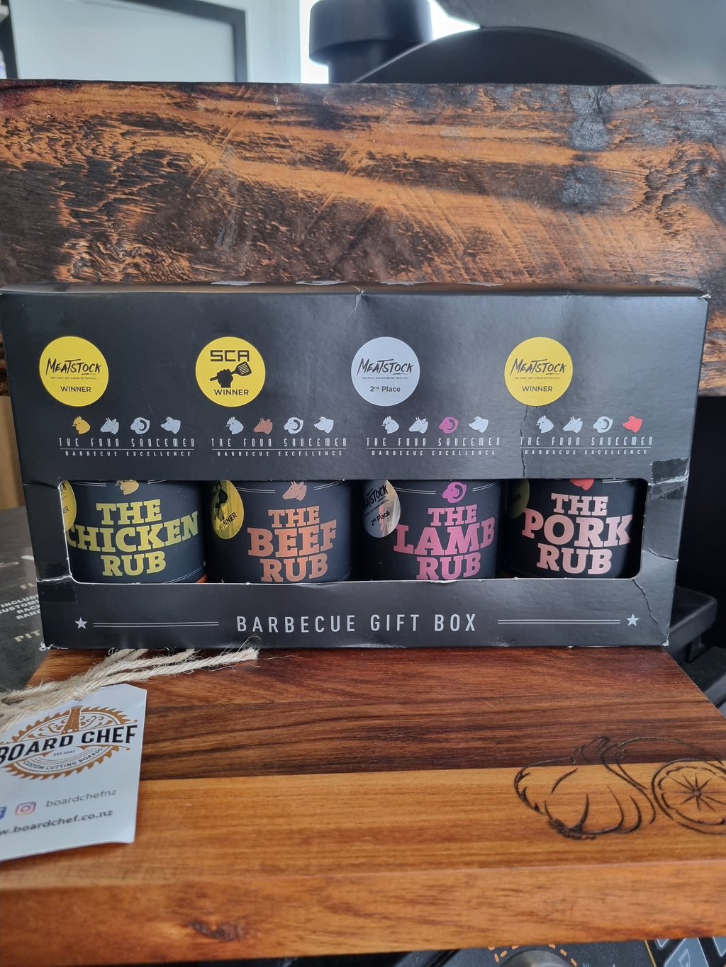 The Barbecue Gift Box By The Four Sauceman - Original Box Set