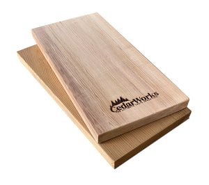 Canadian Western Red Cedar Gourmet Grilling Planks & Wraps by CedarWorks