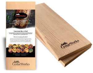 Canadian Western Red Cedar Gourmet Grilling Planks & Wraps by CedarWorks