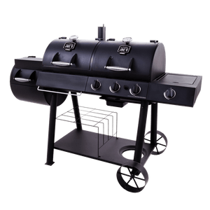 Longhorn Combo Charcoal/Gas Smoker and Grill by Oklahoma Joe